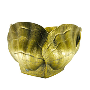 1970’s Large Brass Seashell Planter