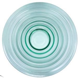 Large Round Geometric “Pyramid” Bowl