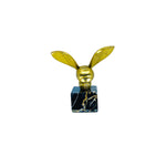 Vintage Gaston Lachaise Brass Bee Sculpture with Marble Base