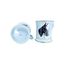 Vintage Lefton Horse Head Pedestal Mugs, Pair