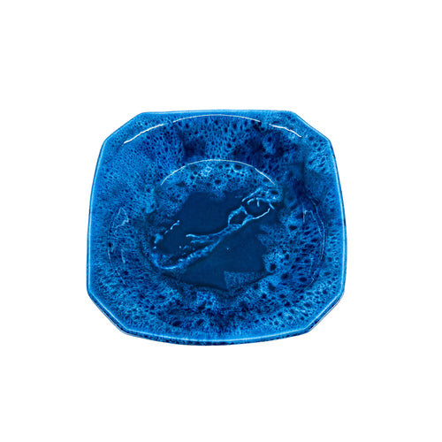 Vintage Bermuda Pottery Blue Bowl