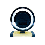 Atomic Starburst City Quartz Table Clock, styled after Eames Nelson