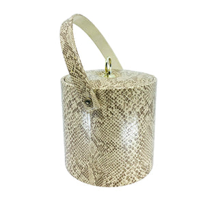 Vintage Phoenixware Snakeskin Print Ice Bucket