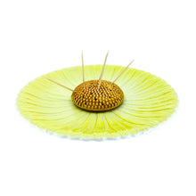 Antique Sunflower Serving Platter, Made in Italy by Bonwit Teller