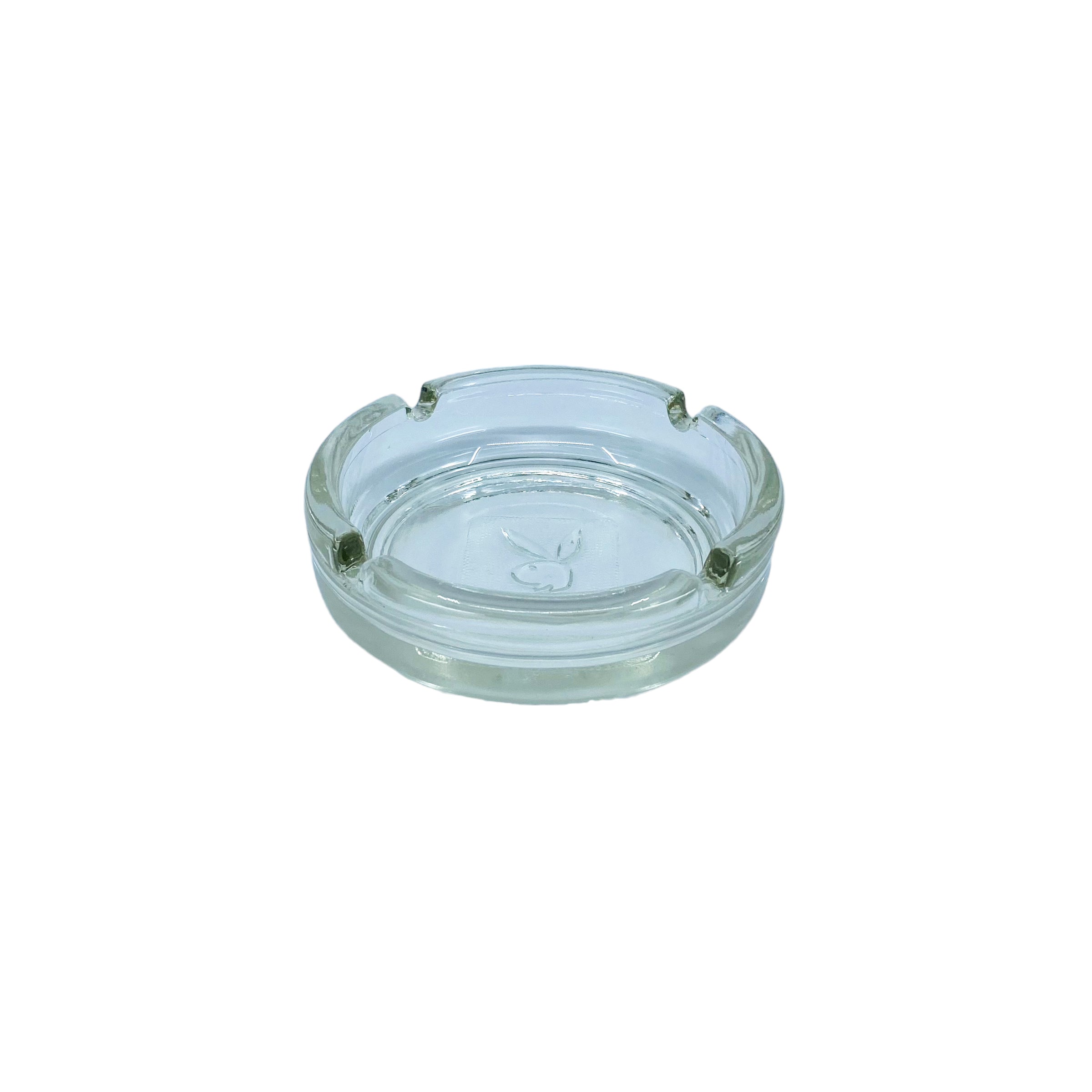 Vintage 1970 Playboy Glass Ashtray