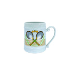Large Vintage Tennis Mug