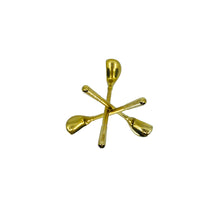 Vintage Brass Golf Club Paperweight / Stand