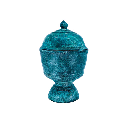 Lost Wax Cast Bronze Urn