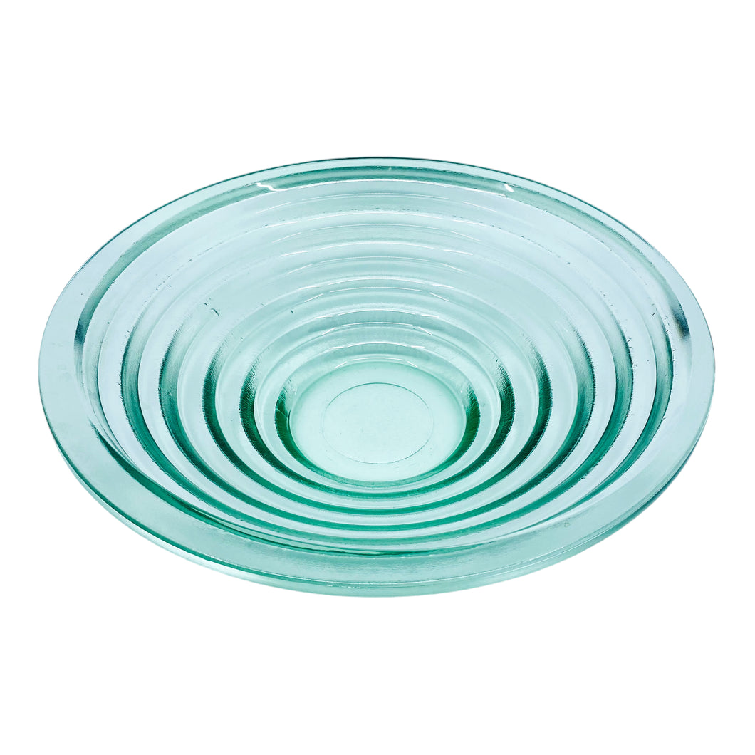 Large Round Geometric “Pyramid” Bowl