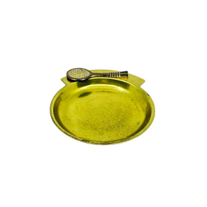 Vintage Brass Tennis Catch All/ Change Dish