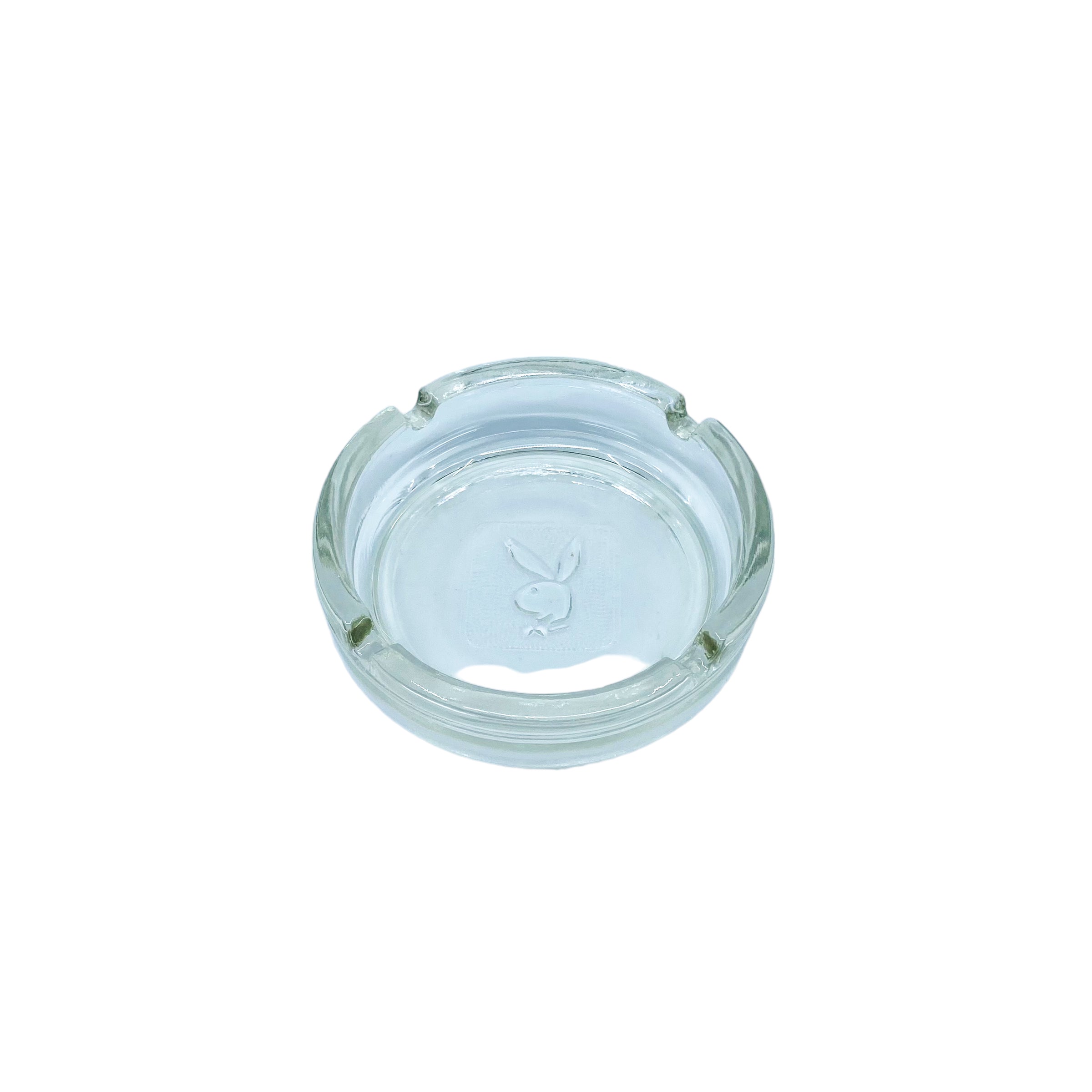 Vintage 1970 Playboy Glass Ashtray