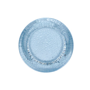 Large Heavy Round Pebbled Glass Bottle Coaster