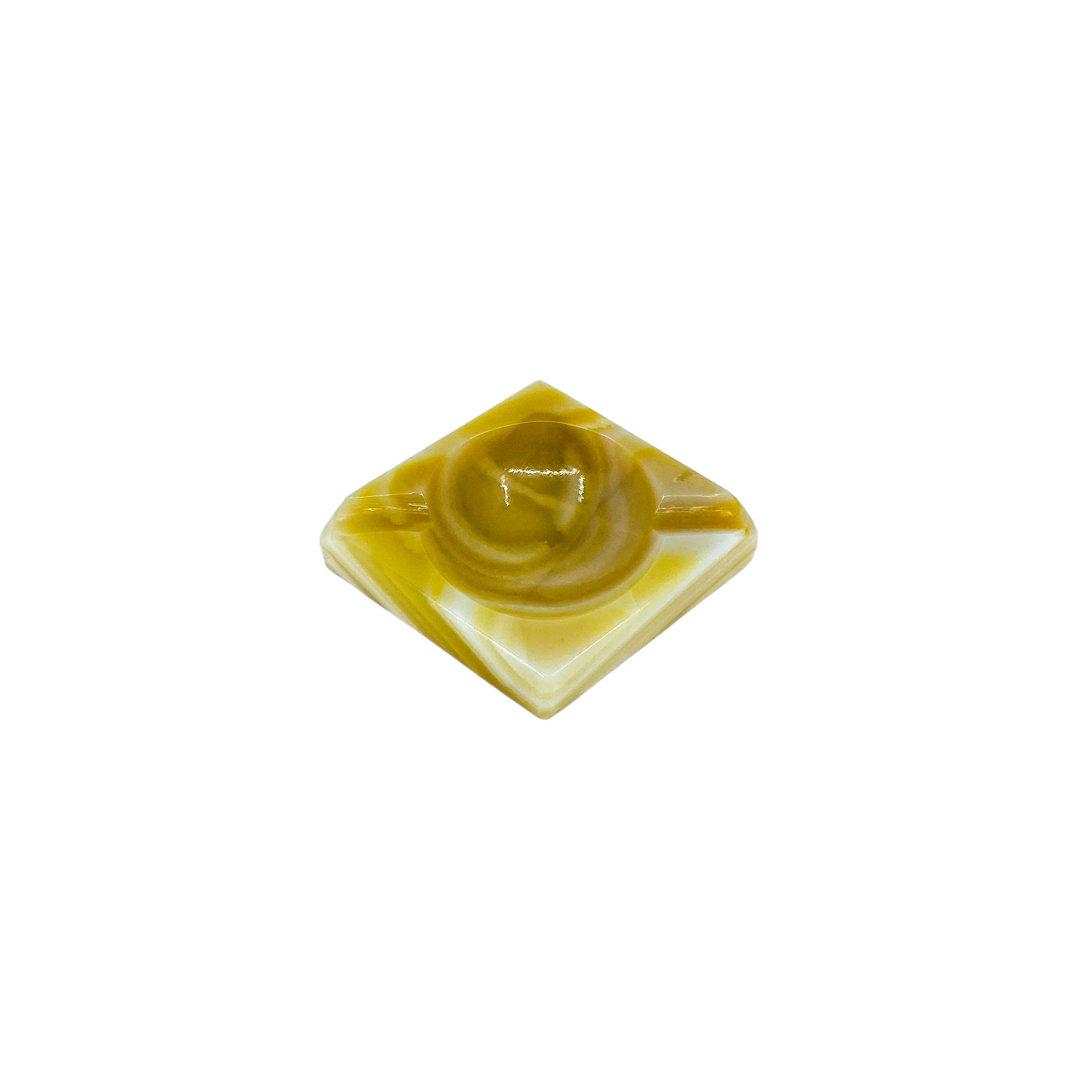 Onyx Personal Diamond Shaped Ashtray