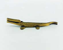 Vintage Brass Crocodile/Alligator Figurine-Nutcracker