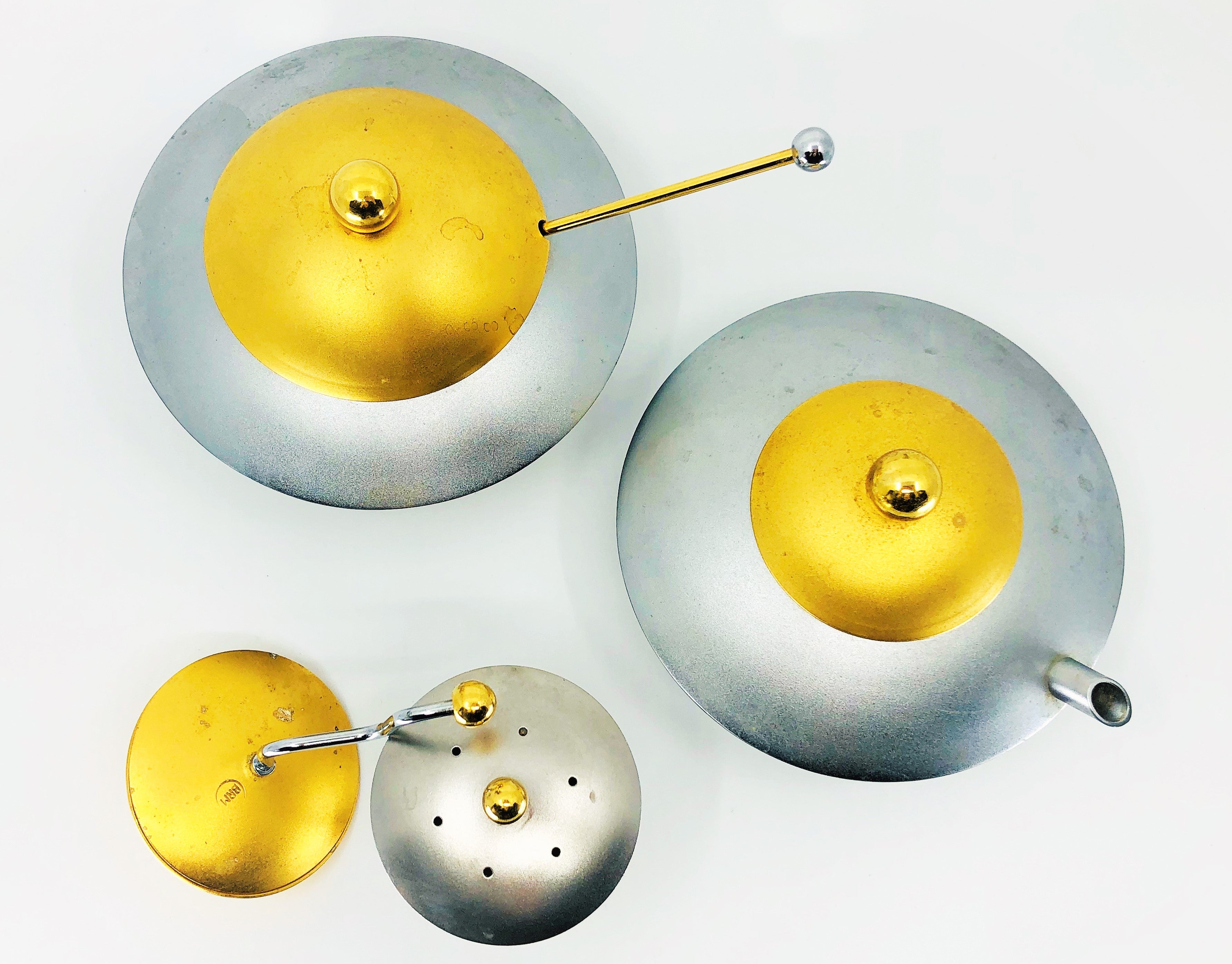Rare BRM- Bruce MacDonald "Spaceship Zoomee" S+P, Sugar & Creamer Set