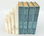 Vintage Italian Marble Stacked Books Bookend