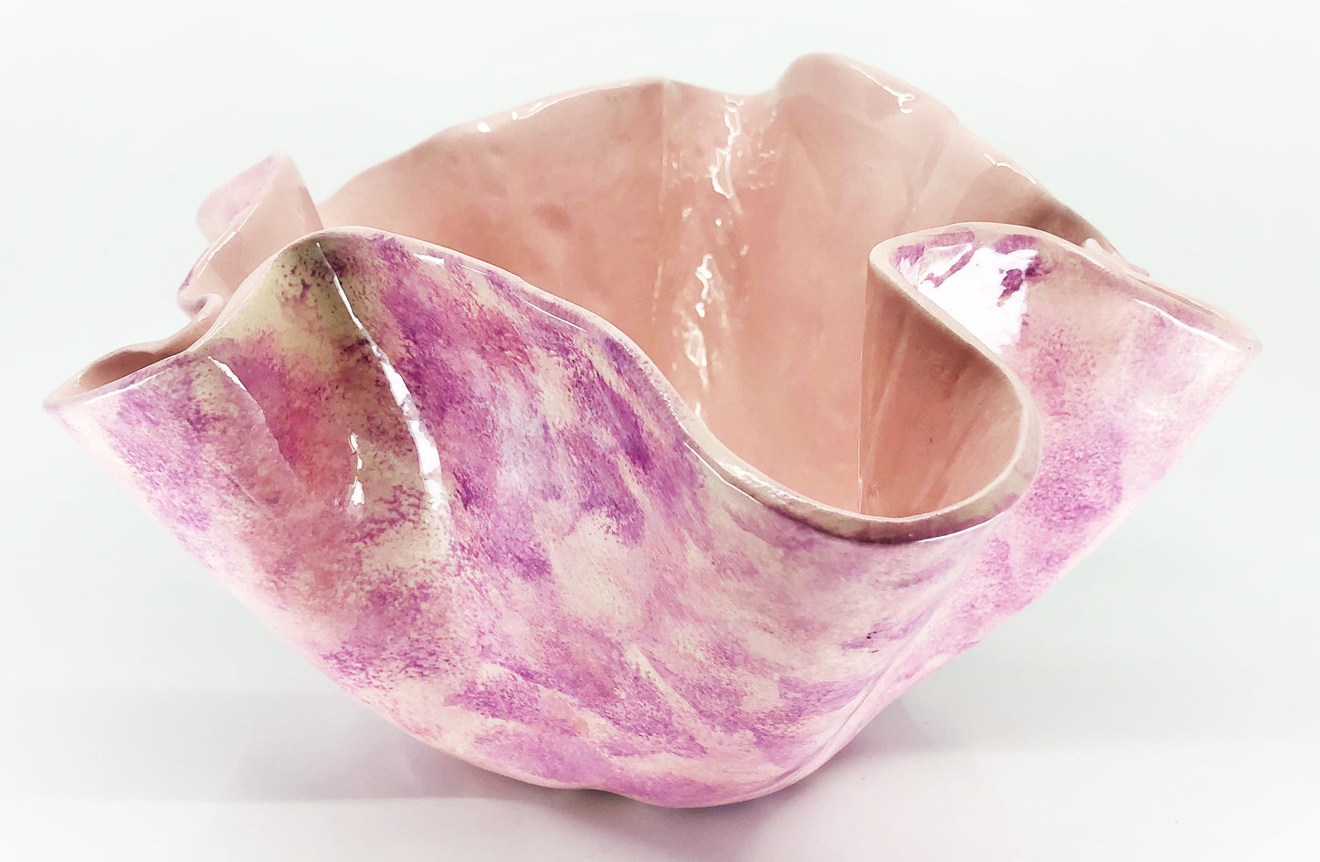 Handmade Ceramic "Wavy" Shaped Bowl