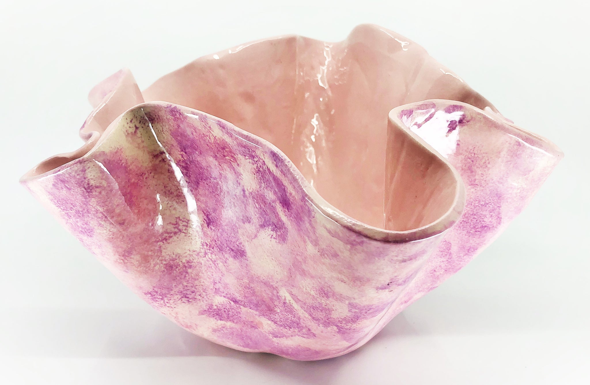 Handmade Ceramic "Wavy" Shaped Bowl
