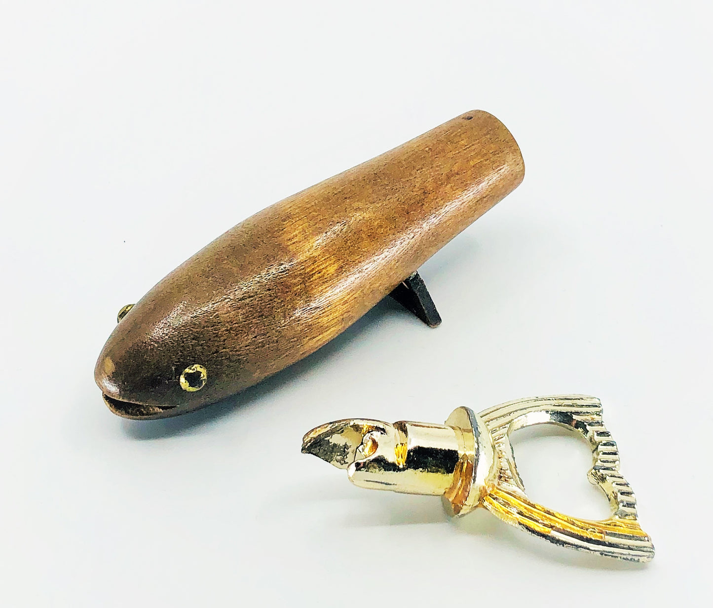 Vintage Danish Modern Teak Fish Bottle Opener by Leo Kari
