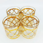 S/4 24k Alturzarra Drinking Glasses, Collectors Item