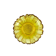 Vintage Anchor Hocking Daisy Flower Chip & Dip Set
