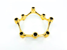 Danish Modern Gold Candelabra