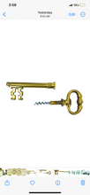 Brass Key Bottle Opener, Italy