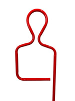 Vintage 1980’s “The Man” Valet Stand in Red Lacquered Steel