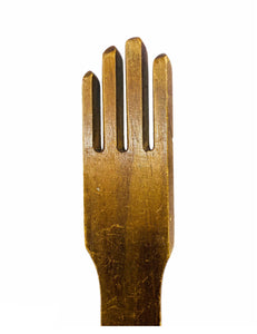 Antique Carved Wooden Hand