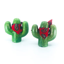 Vintage Pair of Cacti with Bandanas, Salt & Pepper Shaker