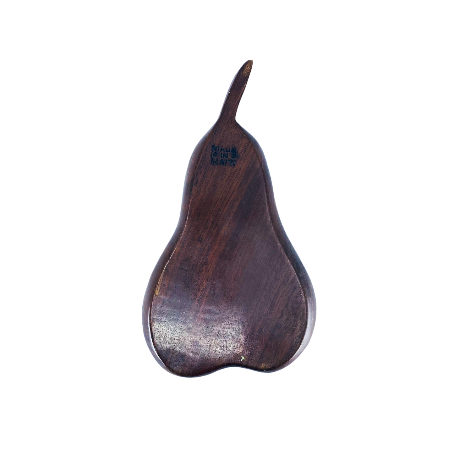 A Pair of Pear Shaped Wood Dishes