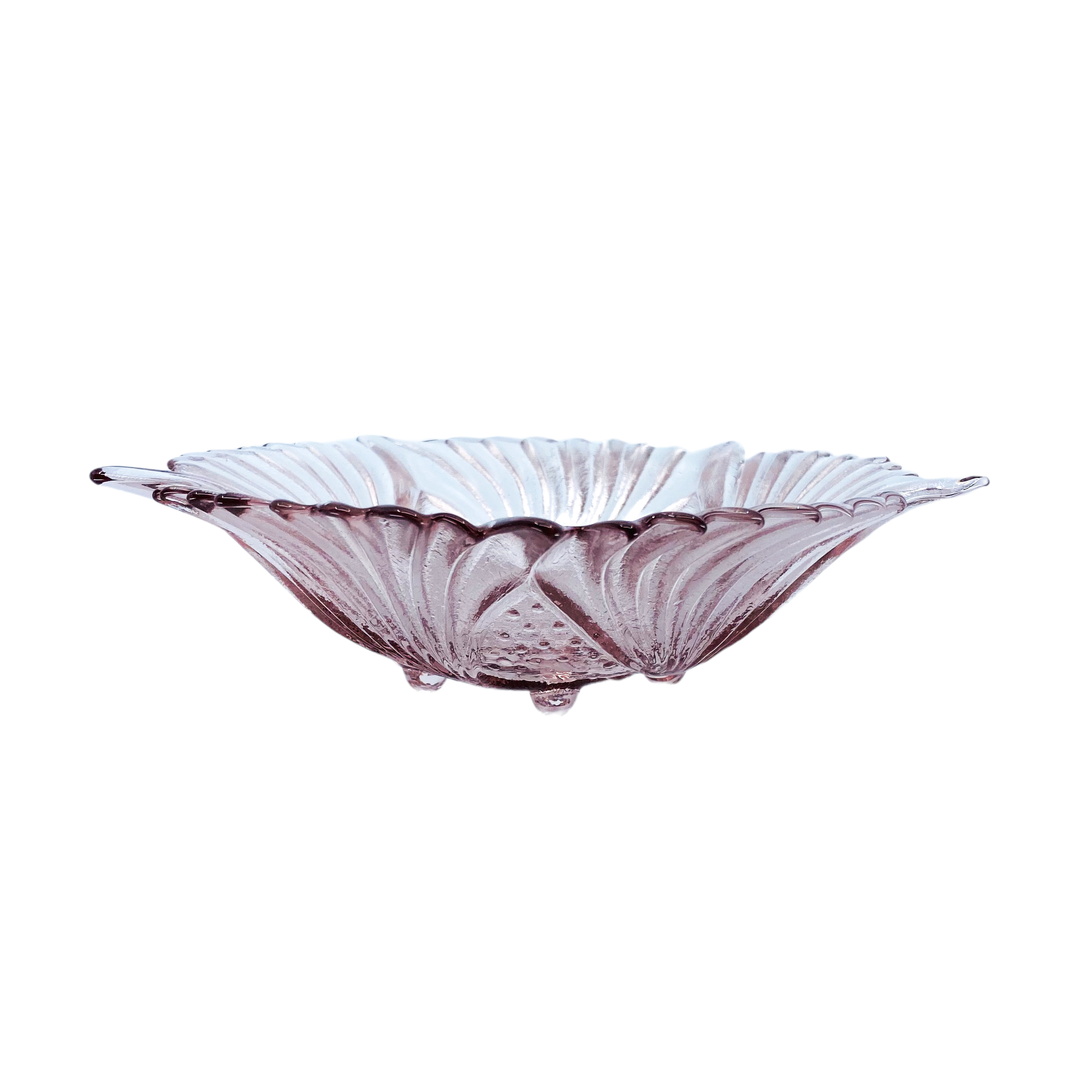 Iridescent Lilac Starburst Dish