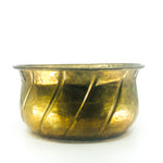 Hammered Brass Planter