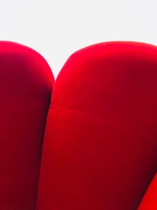 Vintage Red Hand Chair