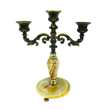 Onyx Footed Candelabra