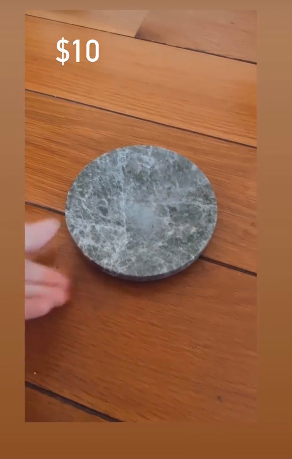 Gray Marble Catchall