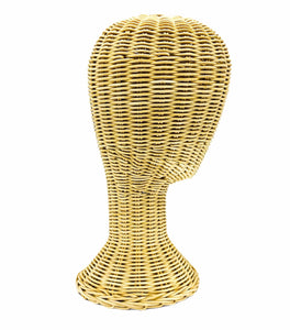 Vintage Handmade Rattan Hat Holder