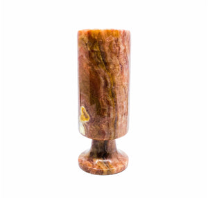 Rust Colored Marble Vase / Vessel