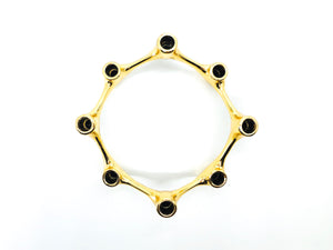 Danish Modern Gold Candelabra
