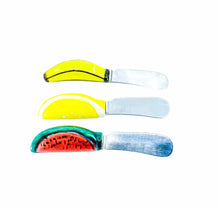 Set of 3 Ceramic Fruit Slices Butter Knives, Made in Japan