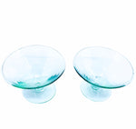 S/2 Stemless Martini Glasses