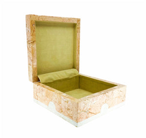 Pink Marble Keepsake Box