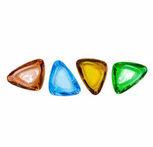 S/4 Vintage Bohemia Glass Personal Ashtrays