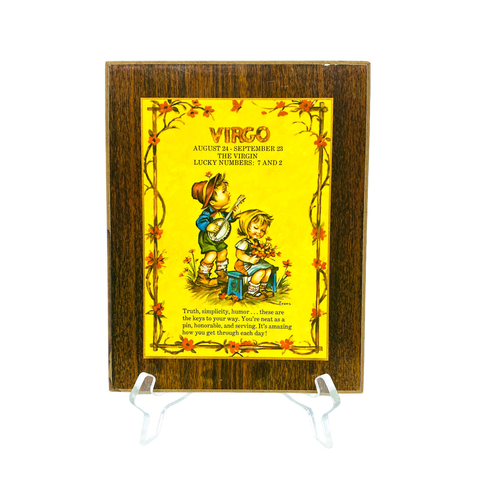 Vintage Hummel Virgo Wall Plaque