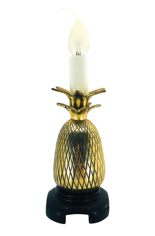 MCM Mini Solid Brass Pineapple Lamp
