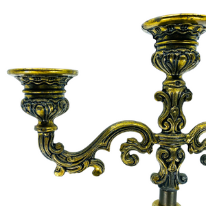 Onyx Footed Candelabra