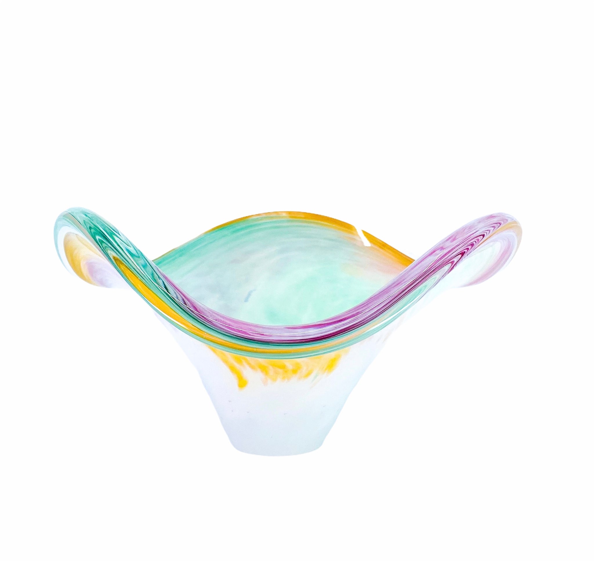 Pastel Murano Glass Bowl