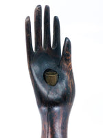 Vintage Hand Carved Wooden Hand Candlestick