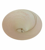 1970s Murano Frosted Glass Torchiere Table Lamp