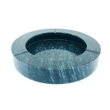 Raymor Round Black/Gray Marble Ashtray Mid Century Modern